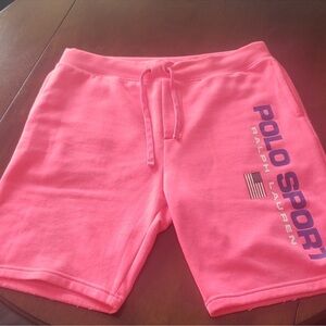 Ralph Lauren Polo Sport Pink Athletic Shorts